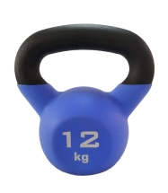 Гиря чугунная с виниловым покрытием SportElite 12 кг, матовая Гиря чугунная с виниловым покрытием SportElite 12 кг, матовая