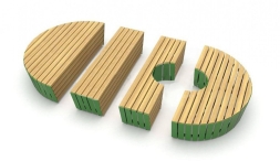 Модульная скамейка TORUDA 011, фото 4