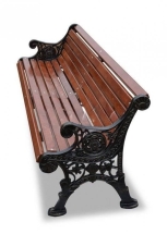 Скамейка чугунная Вензель 0.6 м