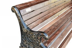 Скамейка чугунная Вензель 0.6 м, фото 5