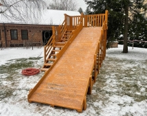 Зимняя горка Snow Fox (скат 5,9 м) Зимняя горка Snow Fox (скат 5,9 м)