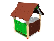 Детский игровой домик Хижина ИМ110 для улицы