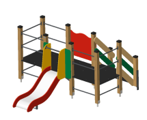 Детская горка Кая ГР-18 H=700 для игровой площадки Детская горка Кая ГР-18 H=700 для игровой площадки