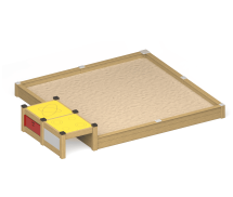 Песочница София ПСL-01 с игровым модулем для детской площадки