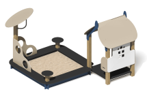 Песочный дворик ПС-86 для детской площадки Песочный дворик ПС-86 для детской площадки