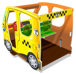 Игровой макет Машинка Такси ИМ252 для детских площадок, фото 2 Игровой макет Машинка Такси ИМ252 для детских площадок, фото 2