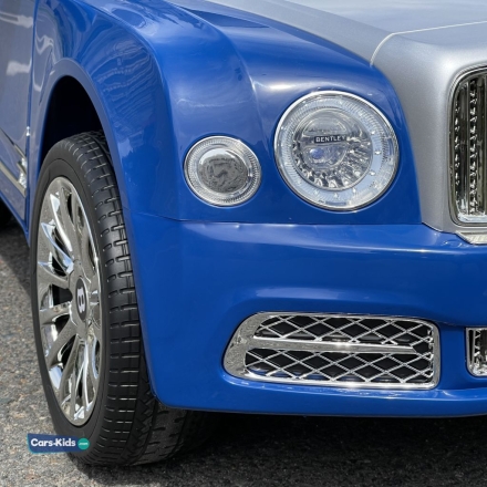 Детский электромобиль Bentley Mulsanne JE1006 синий, фото 9