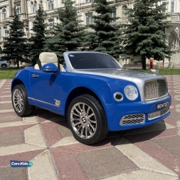 Детский электромобиль Bentley Mulsanne JE1006 синий, фото 6