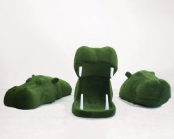 Топиари композиция бегемоты семья - газон Eco, фото 2