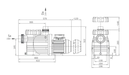 Насос с префильтром Speck Badu Eco Soft, фото 3