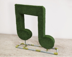 Топиари нота, h=160 см - газон Deluxe, фото 2