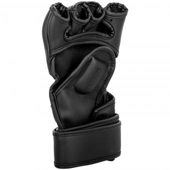 Перчатки ММА Venum Gladiator Black/Black, фото 2