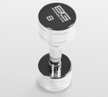 BRONZE GYM BG-PA-DB-C08 Гантель хромированная 8 кг BRONZE GYM BG-PA-DB-C08 Гантель хромированная 8 кг