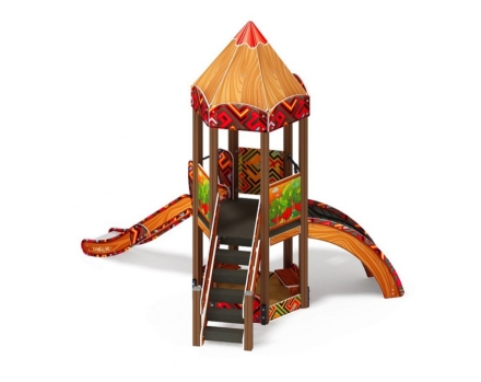 Детская игровая площадка Карандаши ДИК 2.26.01-01.С, Н=1200, фото 2