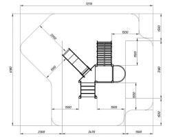Детская игровая площадка Спорт (Техно-оранжевый) Н 900 ДИК 1.06.01-02, фото 5