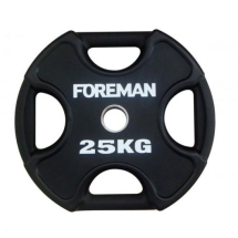 Диск X-Training уретановый FOREMAN FM/UPX-25KG-BK (25 кг)