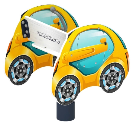 Машинка - Качалка на пружине машинка мини - ИО 22.03.03-И1, фото 4