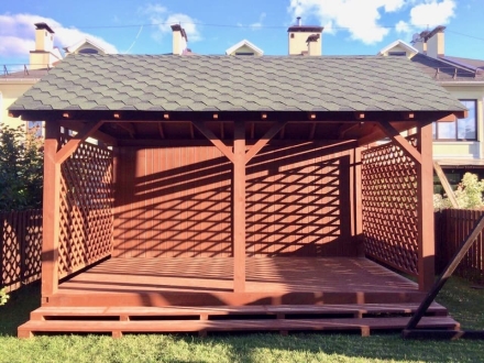 Прямоугольная беседка СЦЕНКА, фото 1