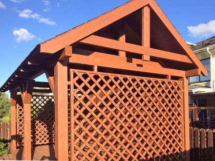 Прямоугольная беседка СЦЕНКА, фото 3