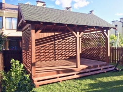 Прямоугольная беседка СЦЕНКА, фото 2