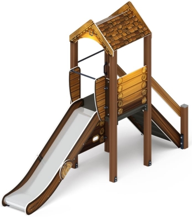 Играйте с нами (ЭКО) - ДИК 2.01.1.01-02 - Игровой комплекс H=1200, фото 4