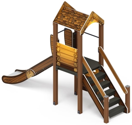 Играйте с нами (ЭКО) - ДИК 2.01.1.01-02 - Игровой комплекс H=1200, фото 2