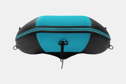 Gladiator B 370 AL LIGHT Черно-бирюзовый моторная лодка ПВХ Алюминиевый пайол, фото 6