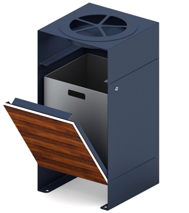 Урна парковая с пепельницей - МФ 50.02.02 (под анкера), фото 4