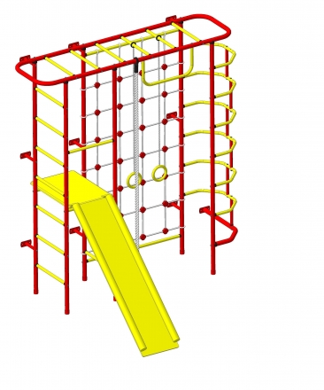 Спортивный комплекс Пионер С7С красно/жёлтый, фото 1
