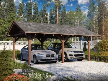 Навес для машин ТРИМ Несущий каркас, фото 1