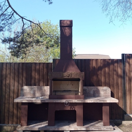Печь № 16 — Печь барбекю с двумя рабочими столами (или мойкой), фото 6