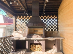 Печь № 16 — Печь барбекю с двумя рабочими столами (или мойкой), фото 7