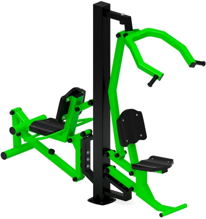 Тяга верхняя+Флекс (зеленый) - Уличный тренажер - СТ 021-12.И1, фото 3
