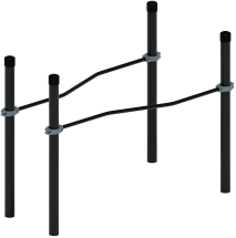 Воркаут ЛОВ 108 серый ВТ 102.05-03 Воркаут ЛОВ 108 серый ВТ 102.05-03