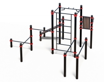 Гимнастический комплекс для воркаута «Богатырь» (PAW-66), опорный столб 108х3,5 мм