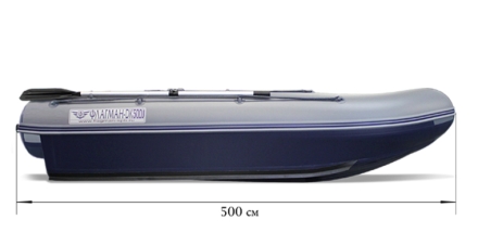 Лодка ПВХ Флагман DK 500 Jet НДНД надувная под мотор, фото 3