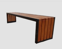 Скамейка TORUDA «Бритни» без спинки 2,0м Скамейка TORUDA «Бритни» без спинки 2,0м