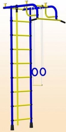 Детский спортивный комплекс (ДСК) &quot;Пионер-1&quot;, сине-желтый, фото 1