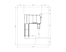 Детская игровая площадка Манеж Забота Лукоморье ДОВ 20.25.01-01, фото 6