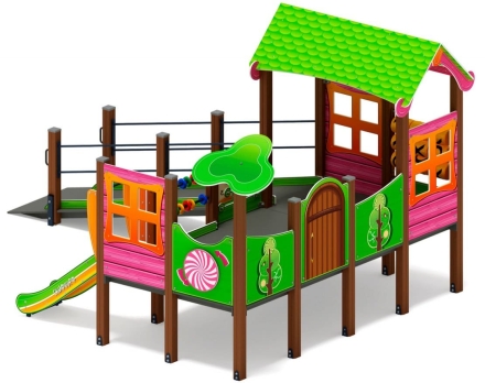 Детская игровая площадка Манеж Забота Лукоморье ДОВ 20.25.01-01, фото 2