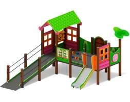 Детская игровая площадка Манеж Забота Лукоморье ДОВ 20.25.01-01, фото 1