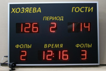 Универсальное спортивное табло ТУрп 100.13-IV (№1)