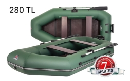 Лодка надувная 280 TL (Пайол фанерный реечный) (зеленая, серая), фото 1 Лодка надувная 280 TL (Пайол фанерный реечный) (зеленая, серая), фото 1