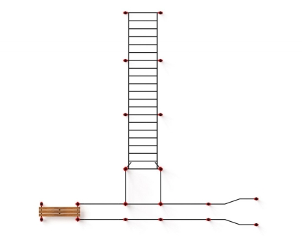 Спортивный комплекс ЛОВ 19, стойки 89 мм, фото 7