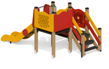 Детская горка Грация Огромная ГР-18.1 H=950 для игровой площадки Детская горка Грация Огромная ГР-18.1 H=950 для игровой площадки