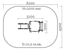 Игровой комплекс 070284.21 H=650 для детей 2-4 года для уличной площадки Игровой комплекс 070284.21 H=650 для детей 2-4 года для уличной площадки