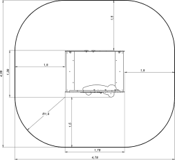 Песочница Домик ДС007 для детской игровой площадки, фото 4 Песочница Домик ДС007 для детской игровой площадки, фото 4