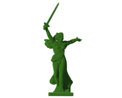 Топиари статуя Родина-мать, h=295см - газон Есо, фото 1