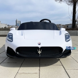 Электромобиль Maserati MC20 белый, фото 8