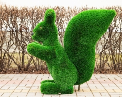 Топиари Белочка с кольцом под кашпо газон Eco, фото 11